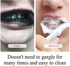 Whitening powder used as toothpaste replacement