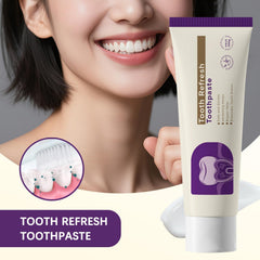 Natural ingredients visual for Tooth Refresh toothpaste