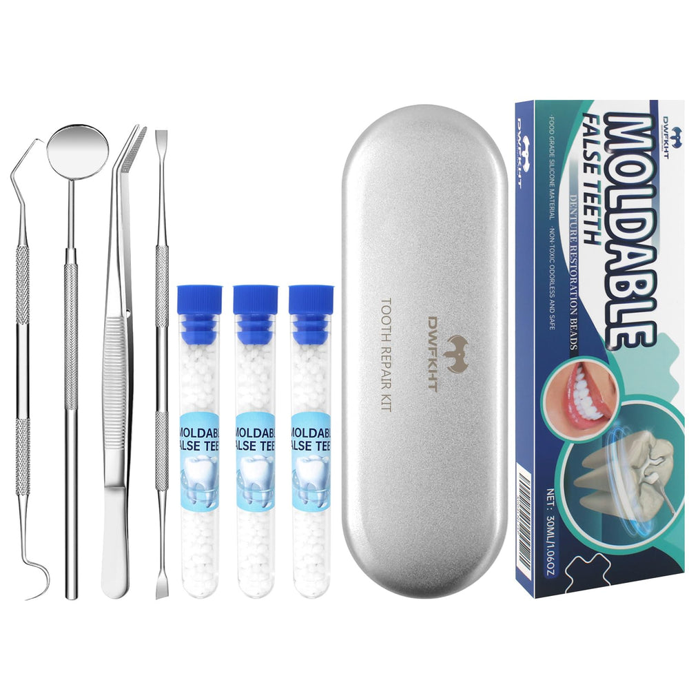 Tooth Repair Kit packaging with storage case