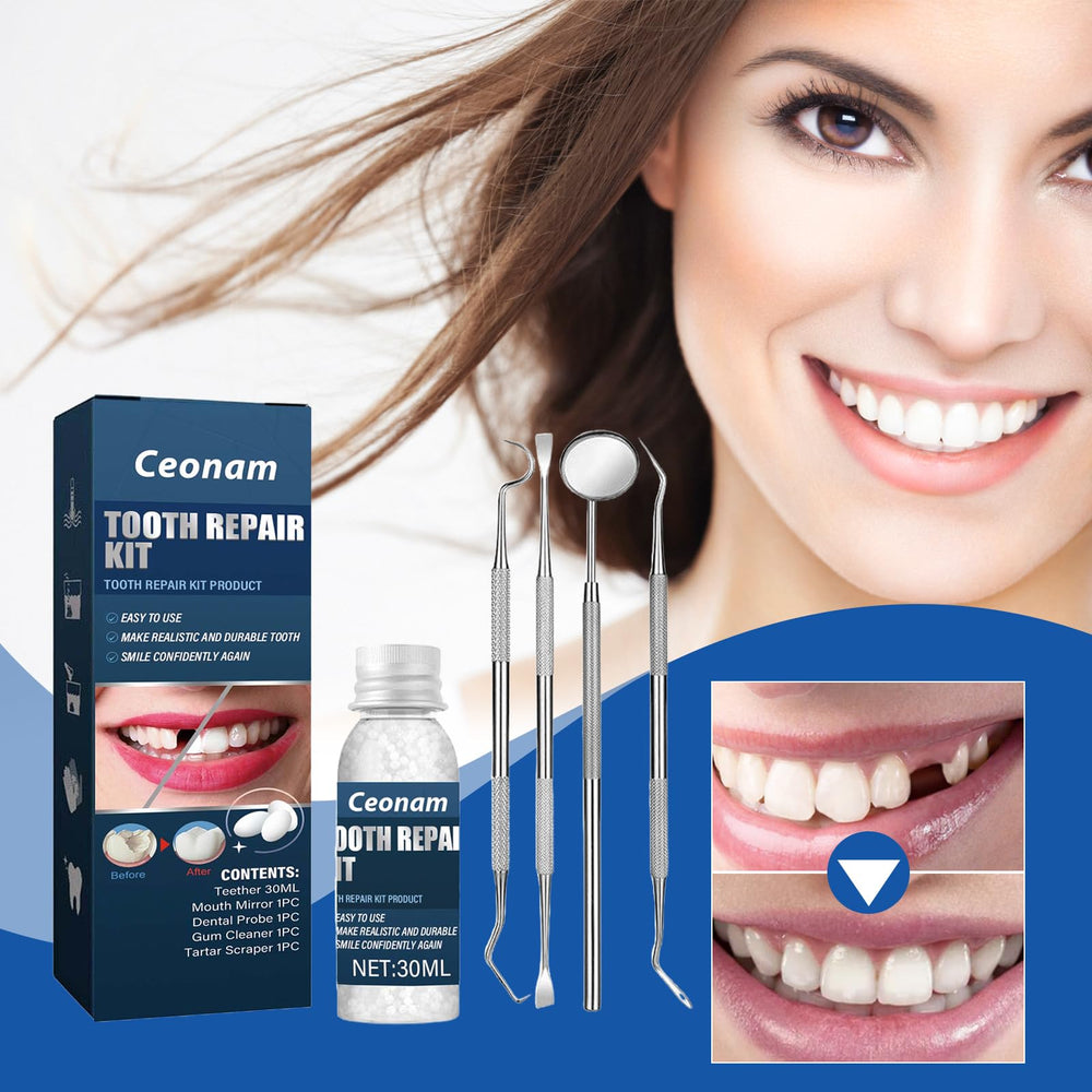 Compact dental mirror from the Tooth Repair Kit