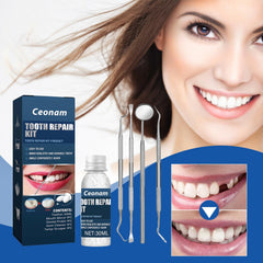Compact dental mirror from the Tooth Repair Kit