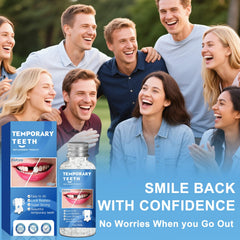 Tooth repair kit application for chipped teeth