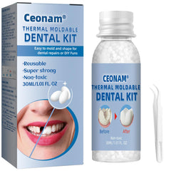 Tooth Repair Kit with heat beads for temporary tooth restoration