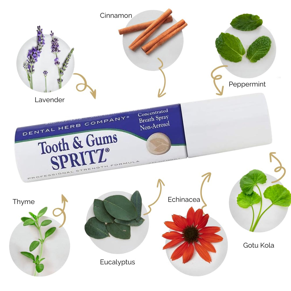 Dental Herb Company branding and product imagery