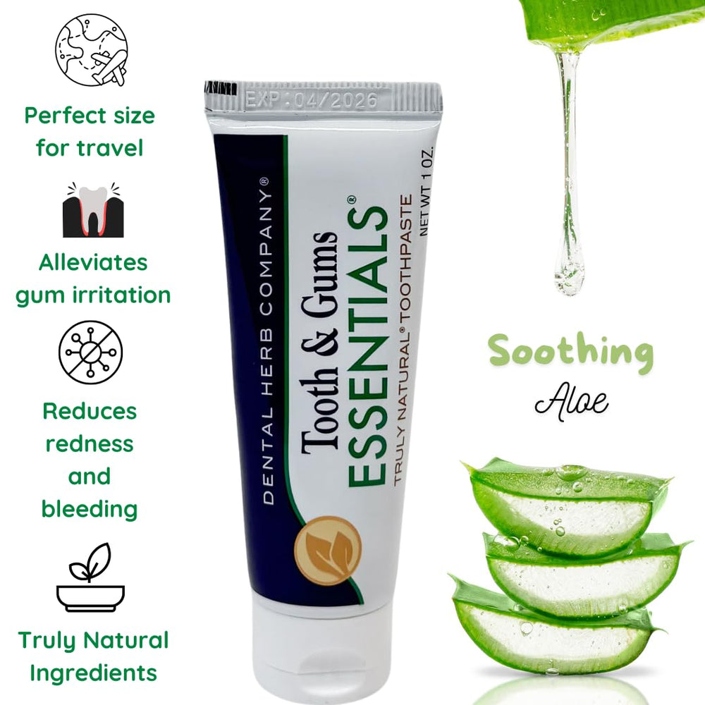2 oz Tonic Mouth Rinse bottle and Essentials Toothpaste