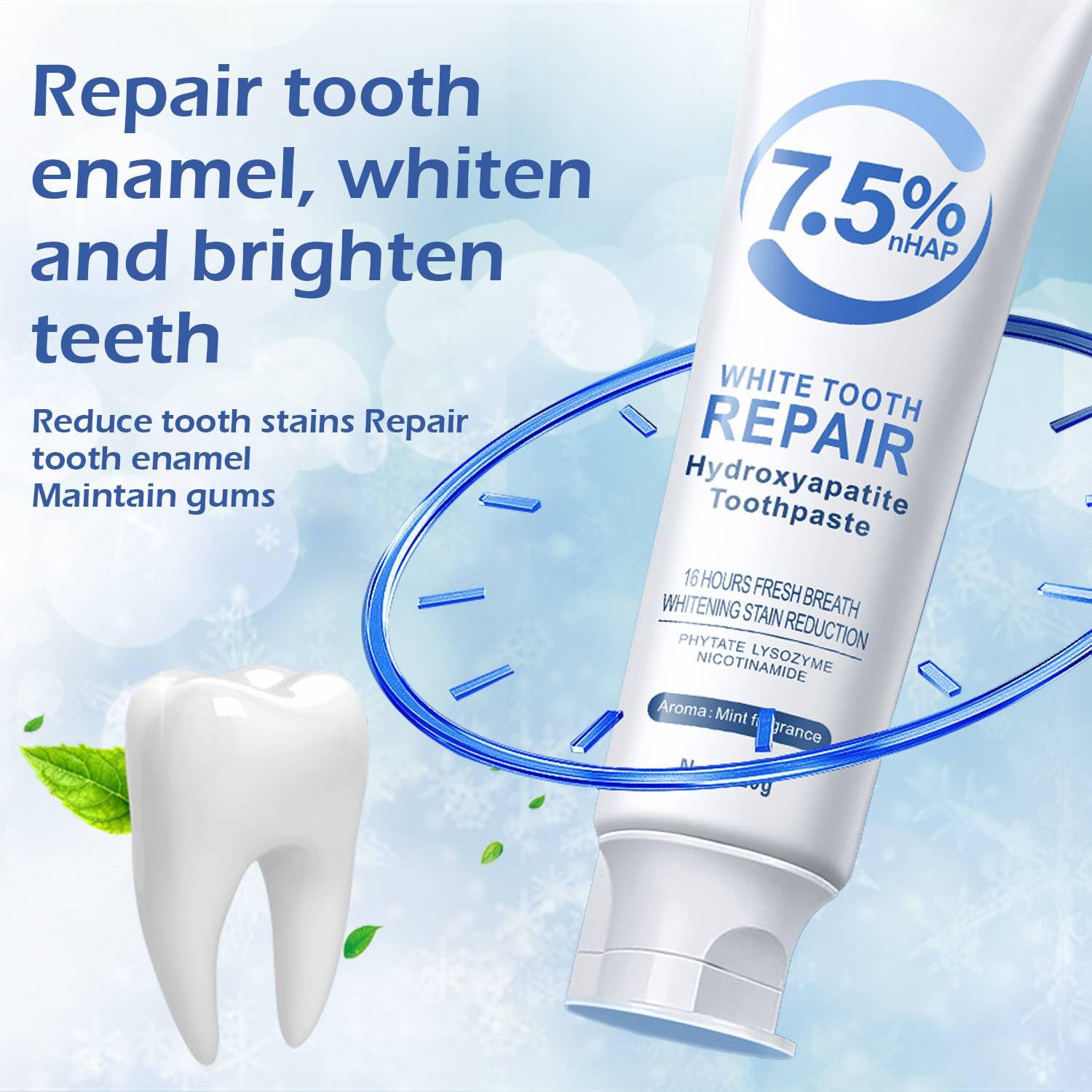 Toothpaste for sensitive teeth cleaning