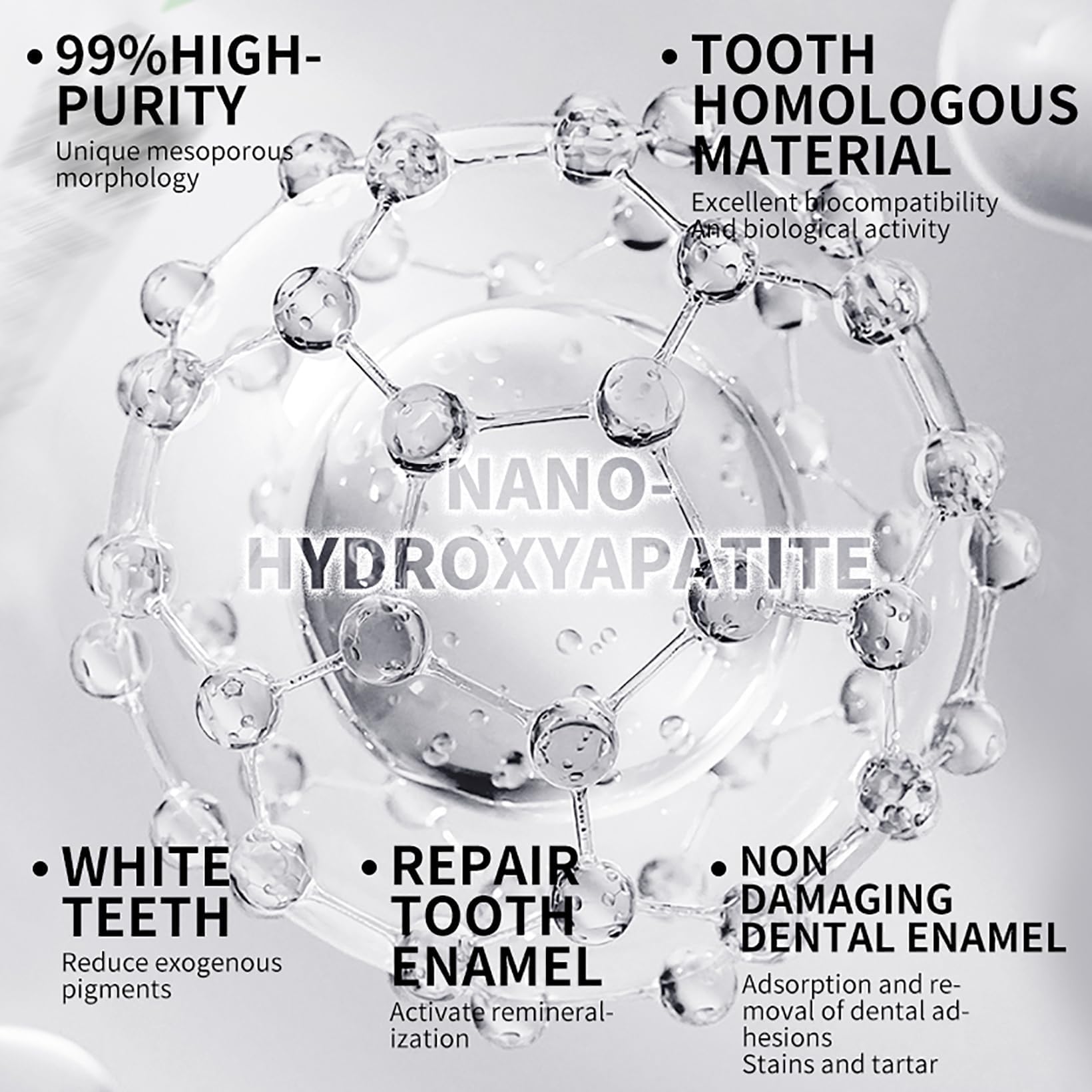 Toothpaste conveying fresh breath with mint