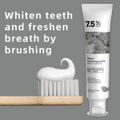 Close-up showing fresh breath concept after brushing