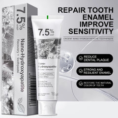Back/side packaging detailing enamel repair benefits