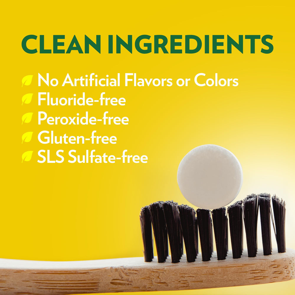 Nano hydroxyapatite ingredient symbol representing teeth protection