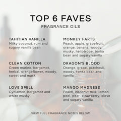 Tahitian Vanilla fragrance oil bottle from Top 6 Faves gift set, 10ml