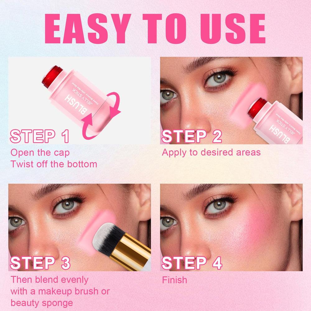 Topcent jelly blush contour stick travel-friendly set makes a thoughtful gift.
