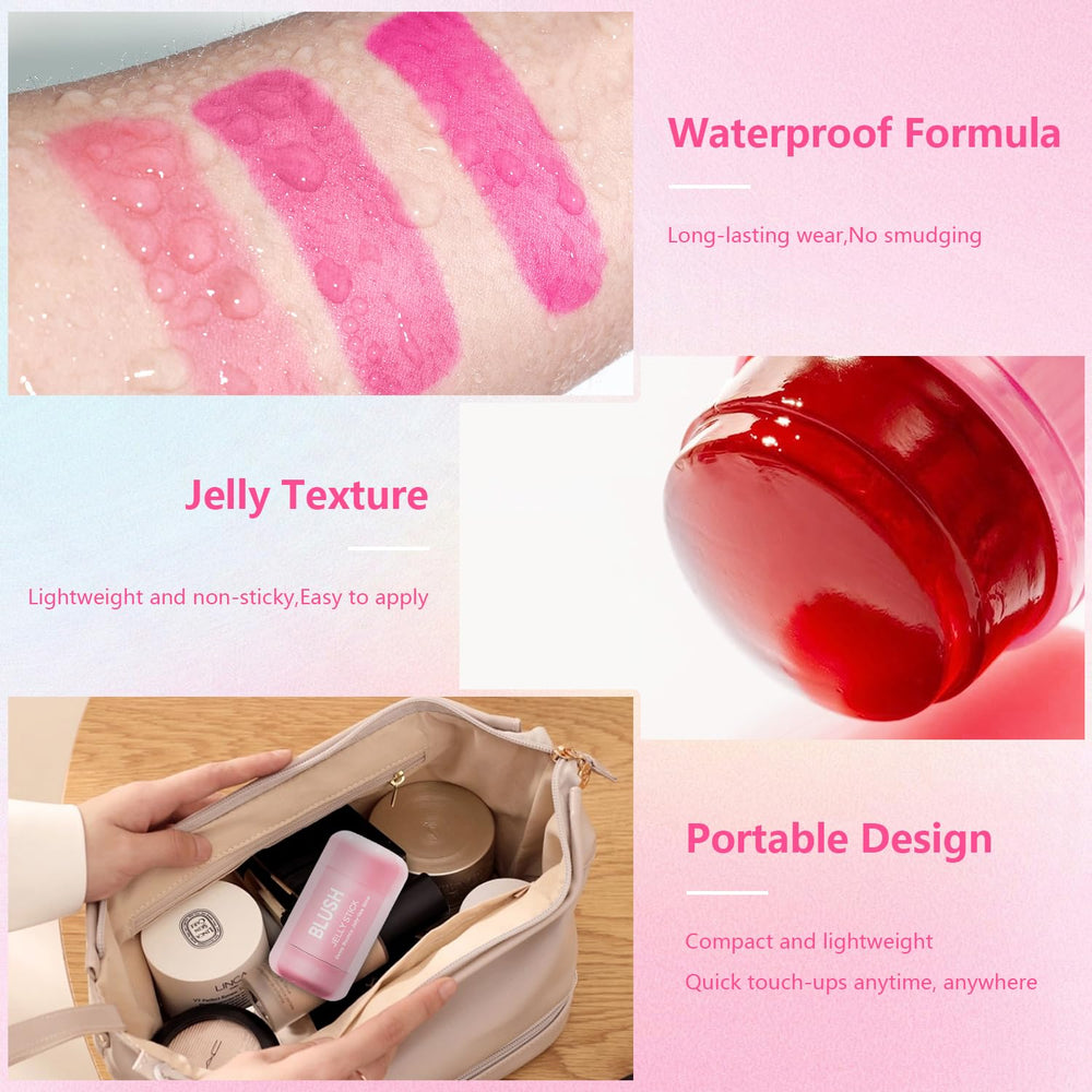 Topcent Jelly Blush Stick travel friendly duo fits in bag