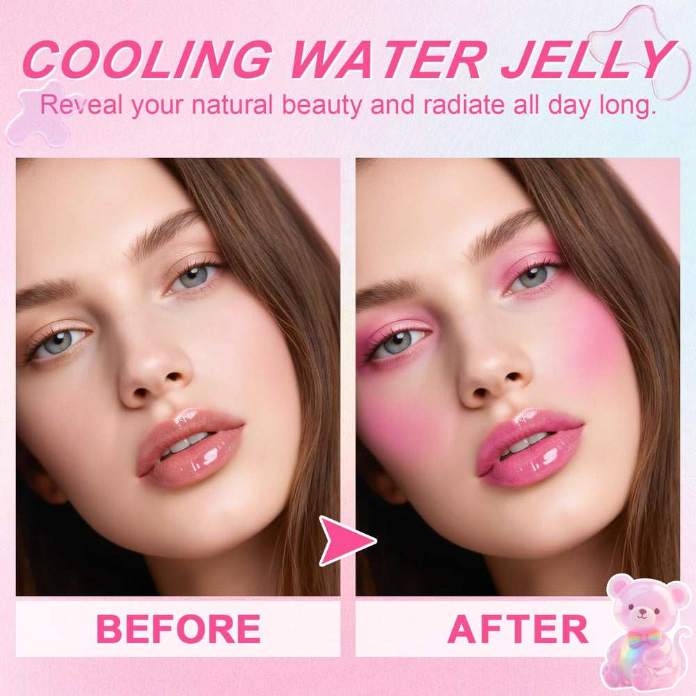 Topcent Jelly Blush Stick waterproof wear demonstration