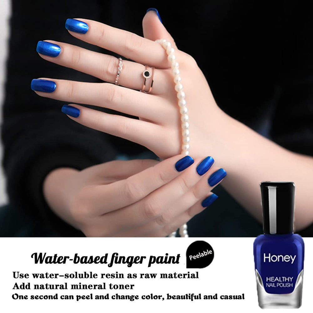 Tophany easy-peel-off nail polish for quick, mess-free removal.