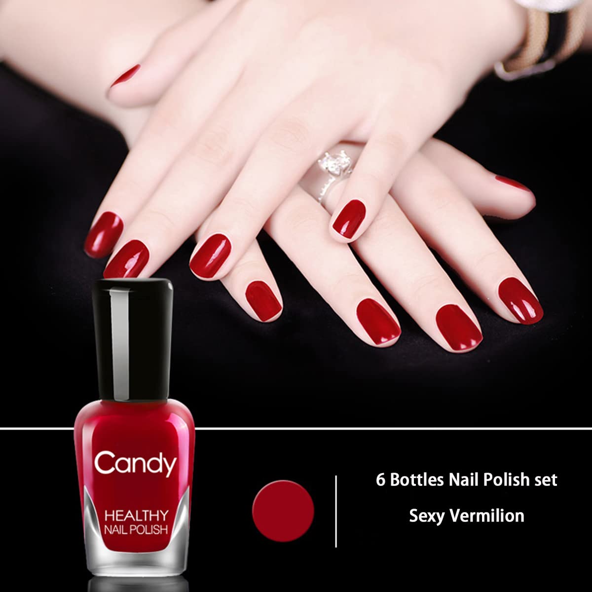 Tophany fast-dry polish enables speedy, efficient application.