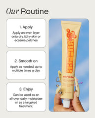 Topicals Like Butter supports eczema-prone skin hydration.
