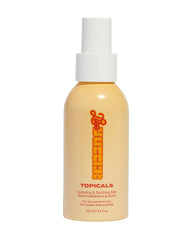 Topicals Like Butter Mist bottle close-up showing silky hydration spray for dry skin.