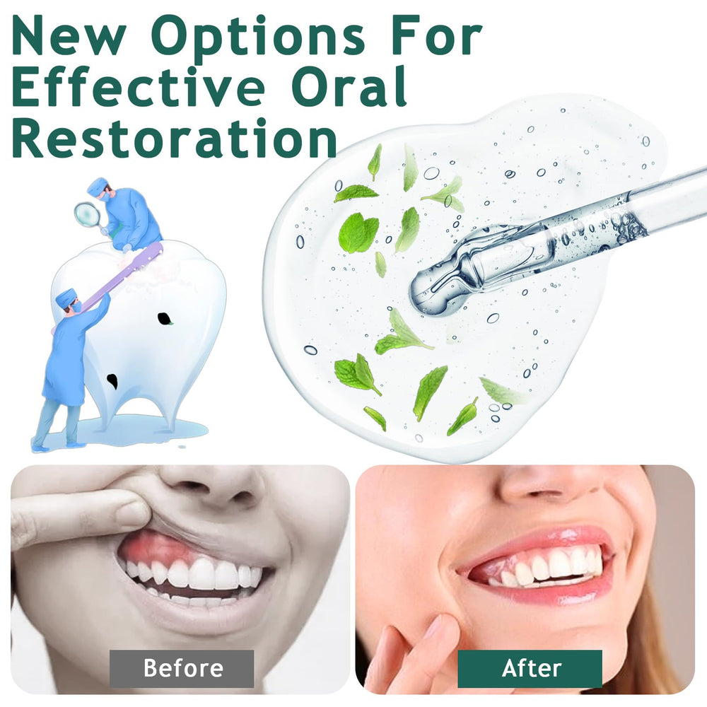 Gum repair for receding gums illustration