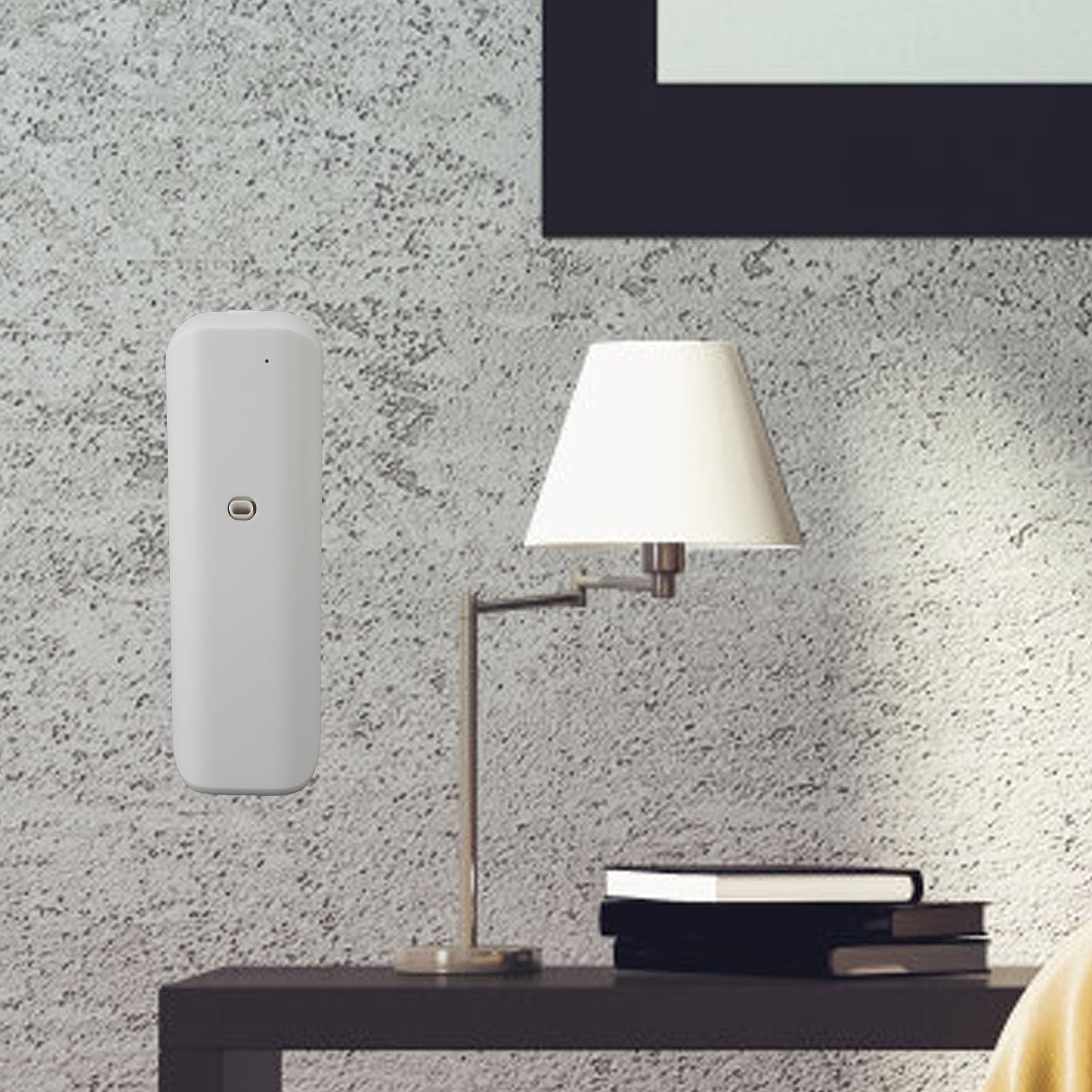 TOPINCN diffuser white side profile showing compact footprint for small spaces.