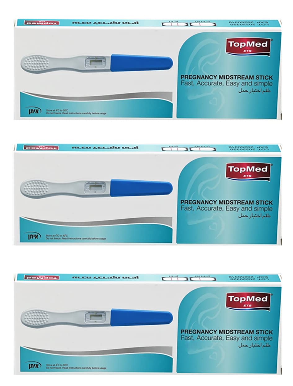 TOPMED ETS Pregnancy Test Kits - Individually Wrapped Strips, Early Ho ...