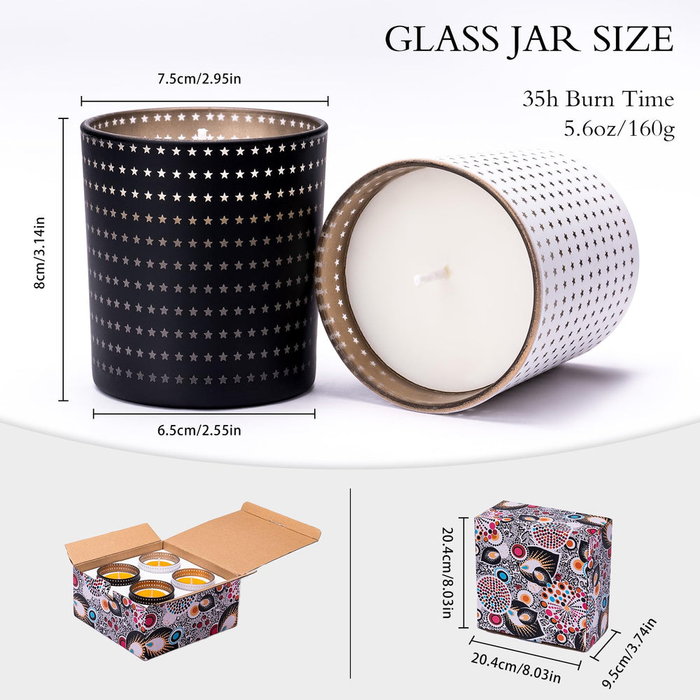 Toptime reusable star-pattern jar image highlighting eco-friendly storage