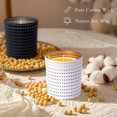 Toptime Vanilla candle close-up with warm creamy aroma for evenings