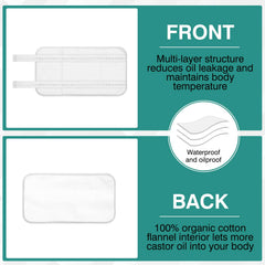 Wrap around waist for liver detox and muscle comfort