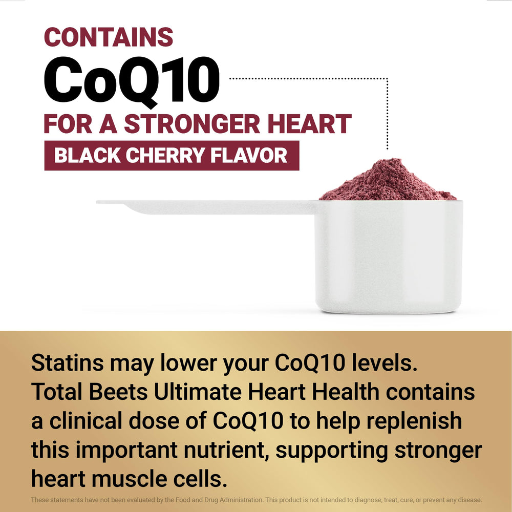 Serving scoop of Total Beets powder being poured