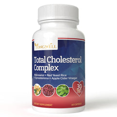 Total Cholesterol Complex bottle on white background