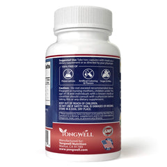 Close-up of Total Cholesterol Complex capsules