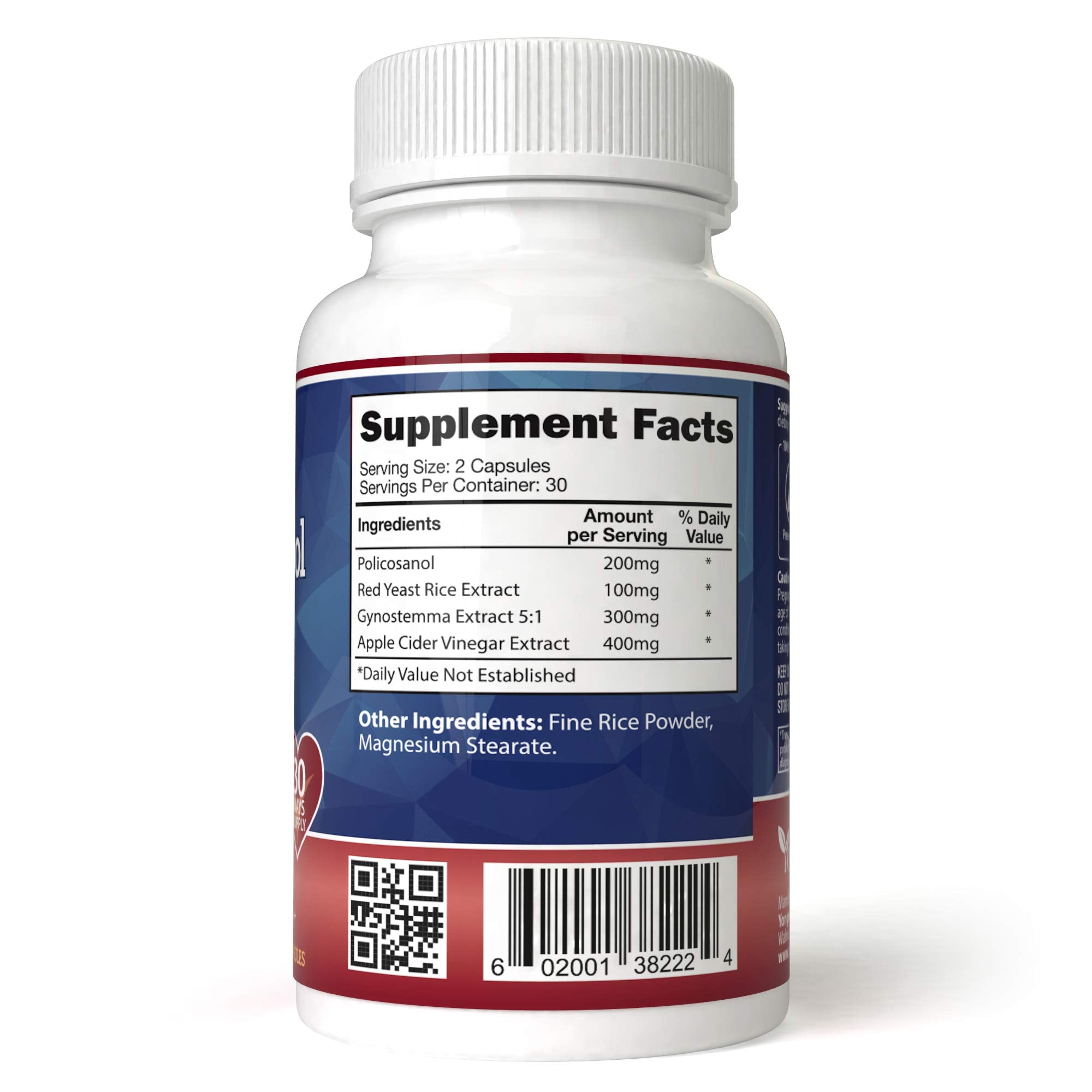Front view of Total Cholesterol Complex bottle showing label