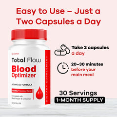 Total Flow Capsules bottle side view
