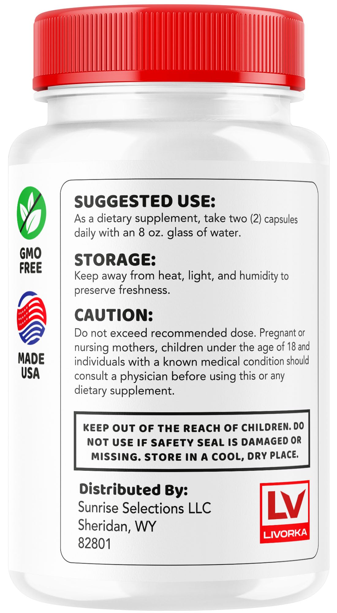Total Flow ingredients panel