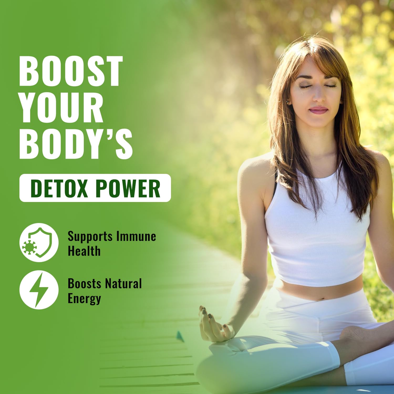 Chlorophyll mint drops bottle with back label and ingredients