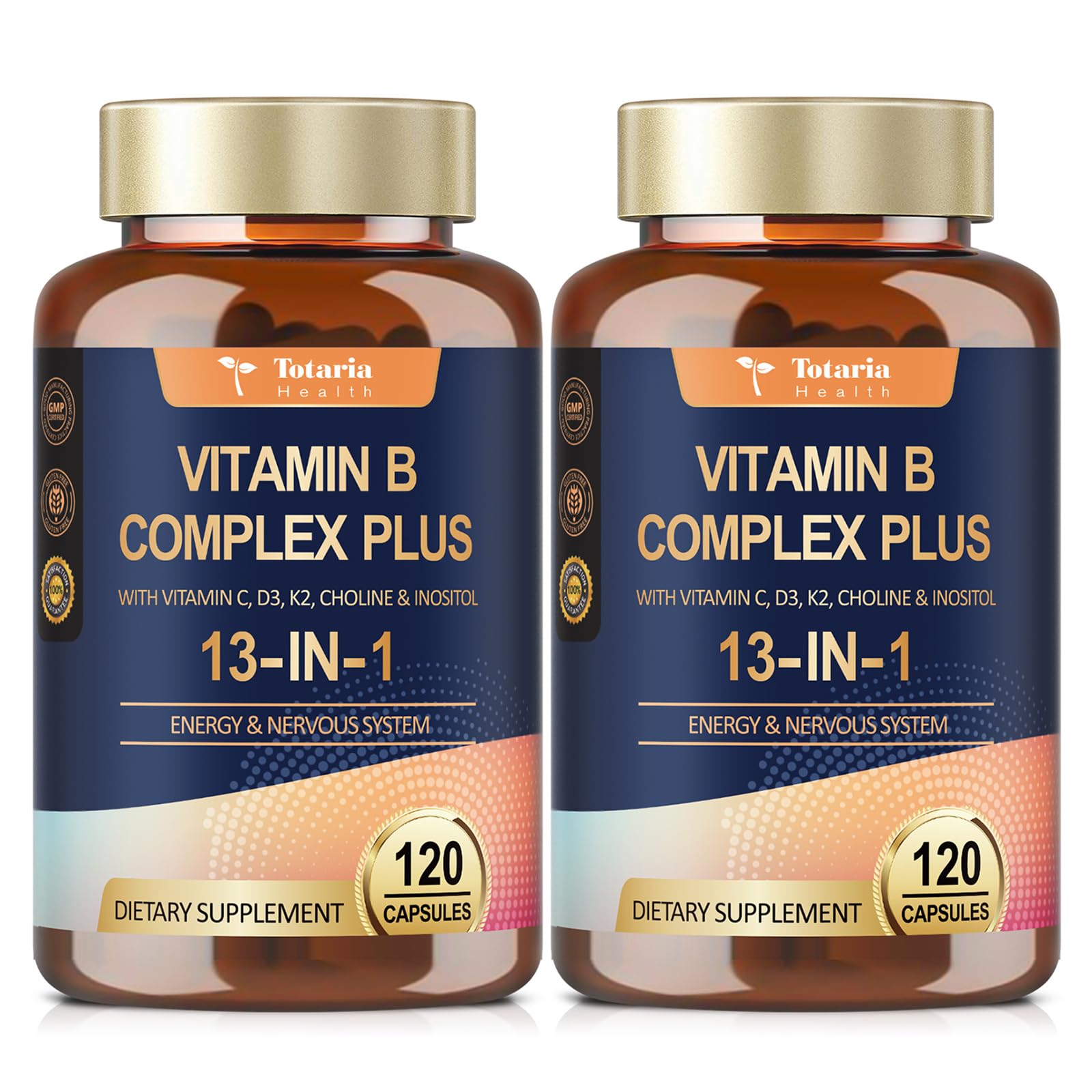 Packaging for Totaria 13-in-1 Vitamin B Complex Plus