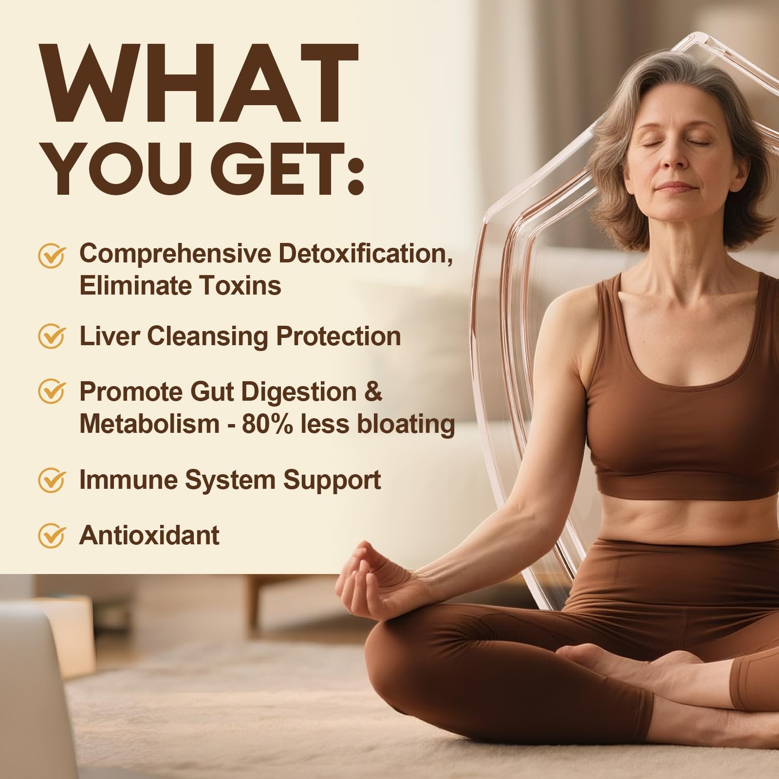 Totaria 2000MG Detox Binder bottle close-up