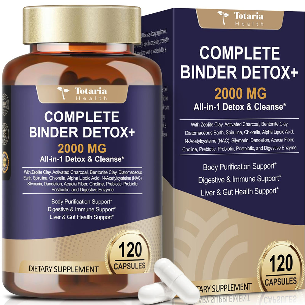 Totaria 2000MG Detox Binder packaging front