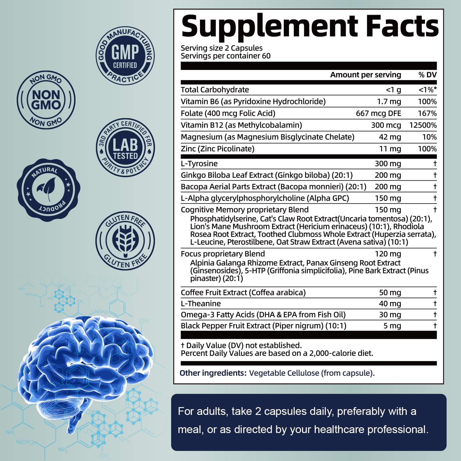 Bacopa Monnieri leaves used in Totaria brain supplement