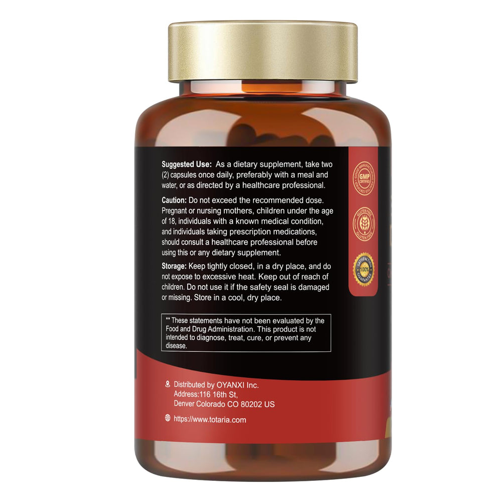 Totaria brand packaging and labeling