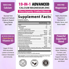 Ingredients and supplement facts for Totaria gummies