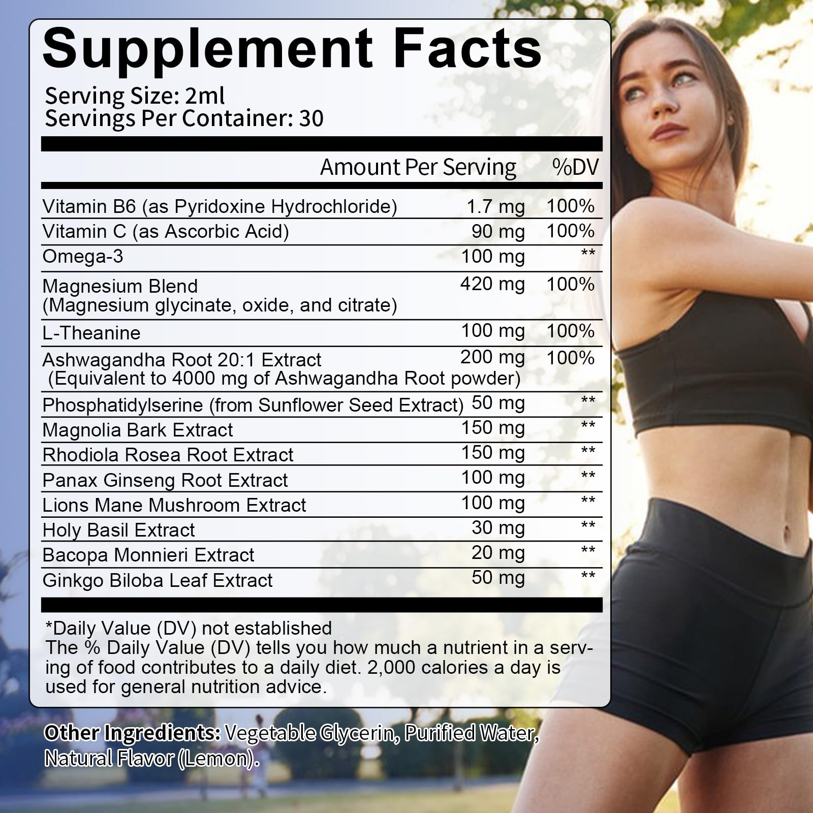 Dropper releasing cortisol drops into a glass