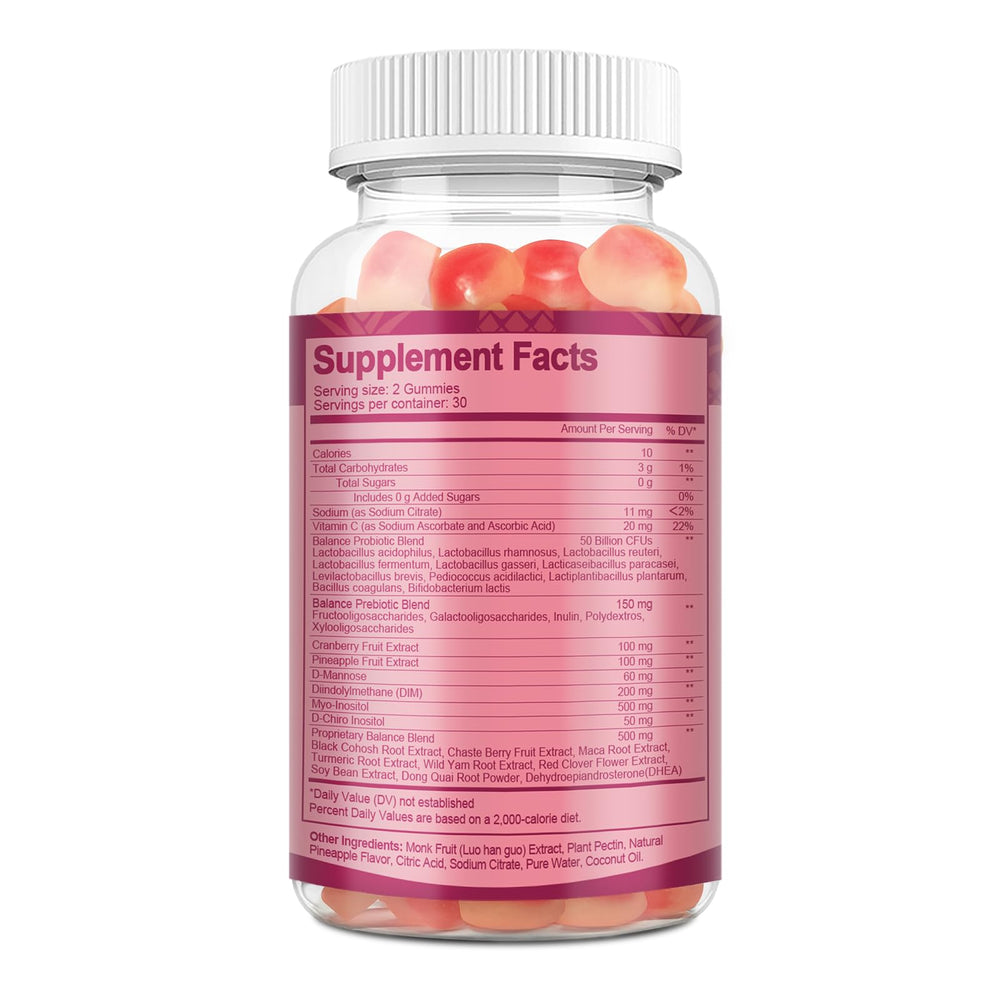 Total 60-count Totaria gummies bottle pair for women's health