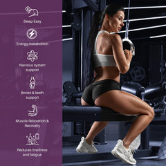 Totaria Magnesium Complex ingredients chart highlights 12 chelates for better uptake.