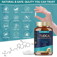 GMP-certified manufacturing badge for Totaria TUDCA