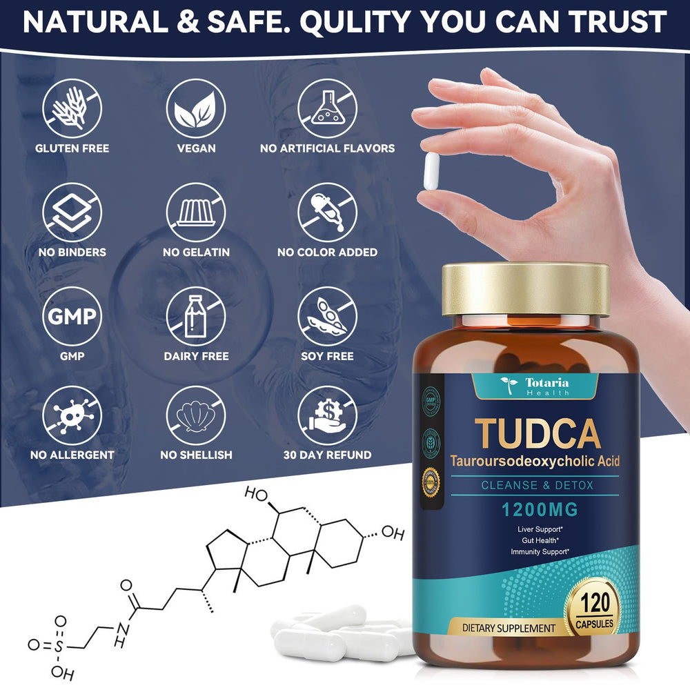 Totaria TUDCA 1200mg packaging box