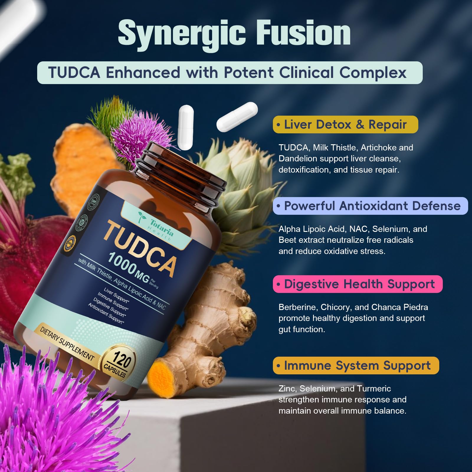 Ingredients including Beet Root and natural extracts