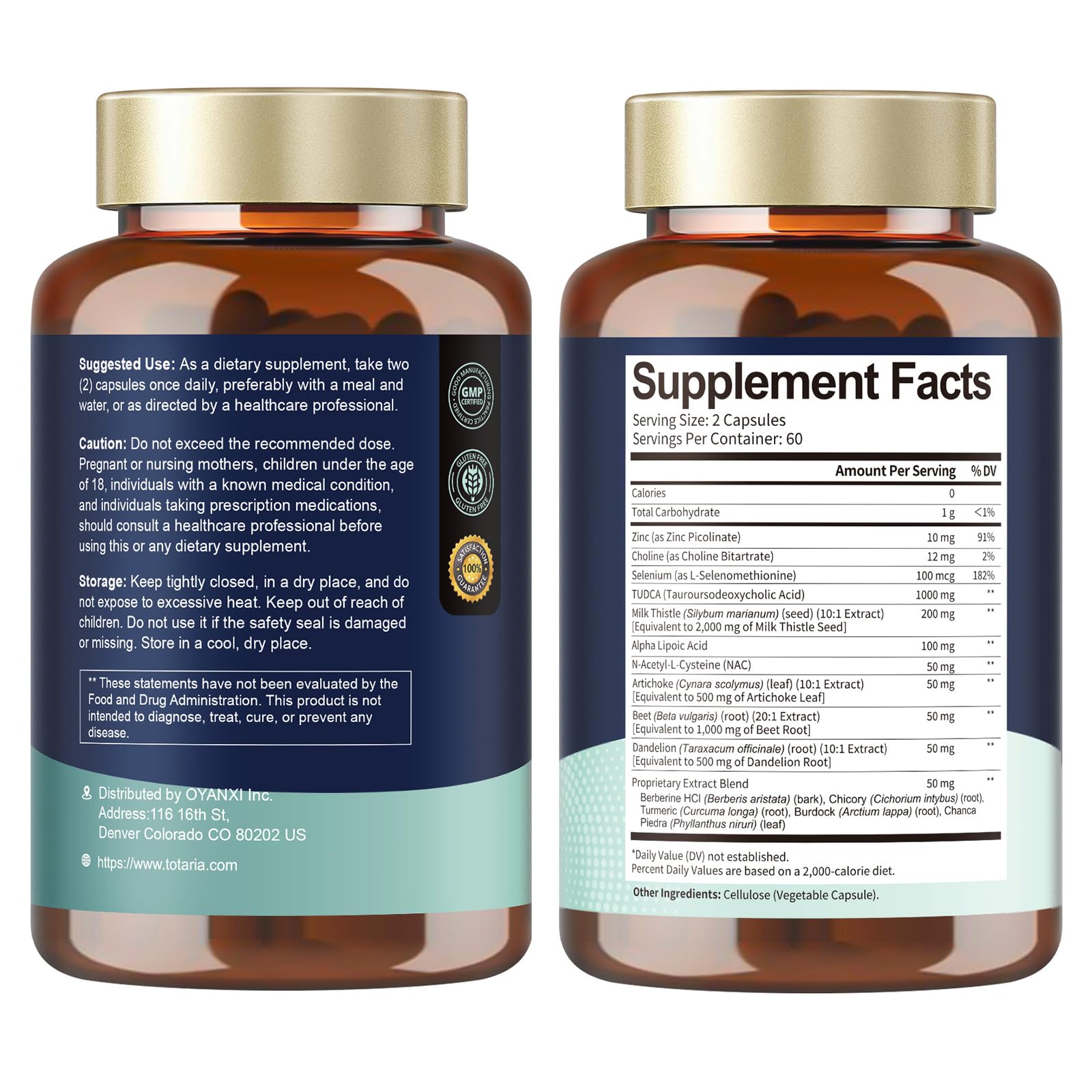 Close-up of Totaria vegan TudCA capsules