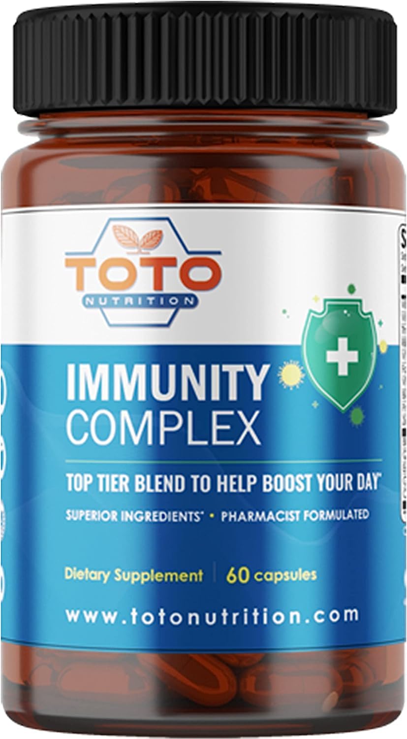 TotoNutrition Immunity Support Booster bottle with capsules