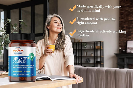 Close-up of key ingredients: Vitamin C, Vitamin D3 and Zinc